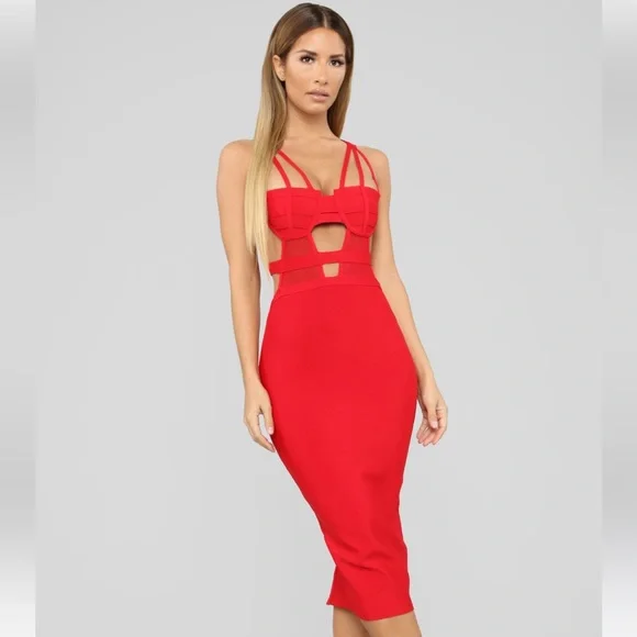 strapless open back dress Simple Red Satin Long Prom Dresses With High Slit, Long Red Formal Eve –  morievent